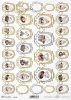 decoraciones decoupage de papel de arroz, marco*Reispapier Decoupage Dekore, Rahmen*декоративные декоры для рисованной бумаги, рама